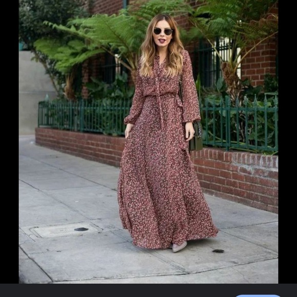 Free People Charlotte Tie-Front Print Maxi Dress - Picture 5 of 16